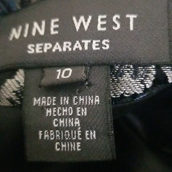 Nine West Blue, Black and Silver Blazer size 10 - Picture 7 of 7